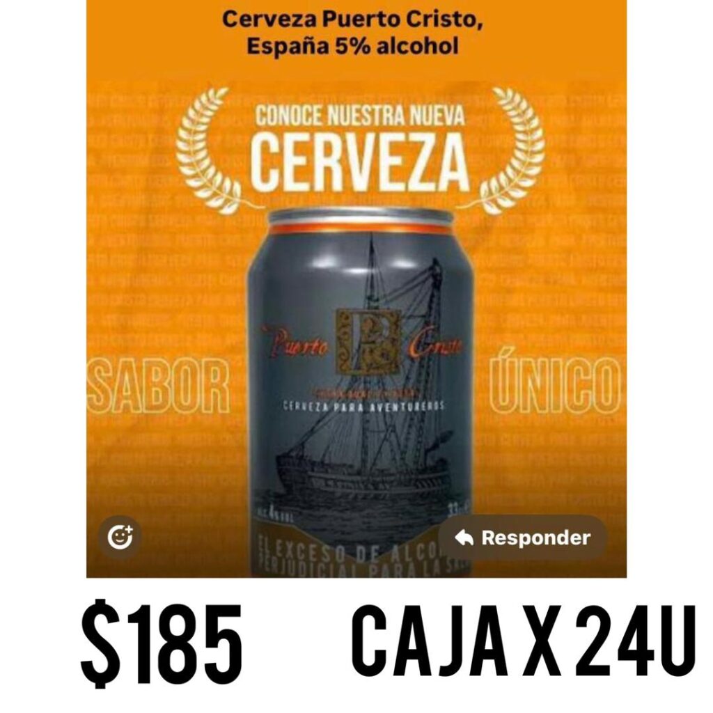 Vendo cerveza al por mayor