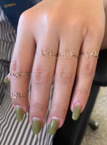 Aritos de oro criollos