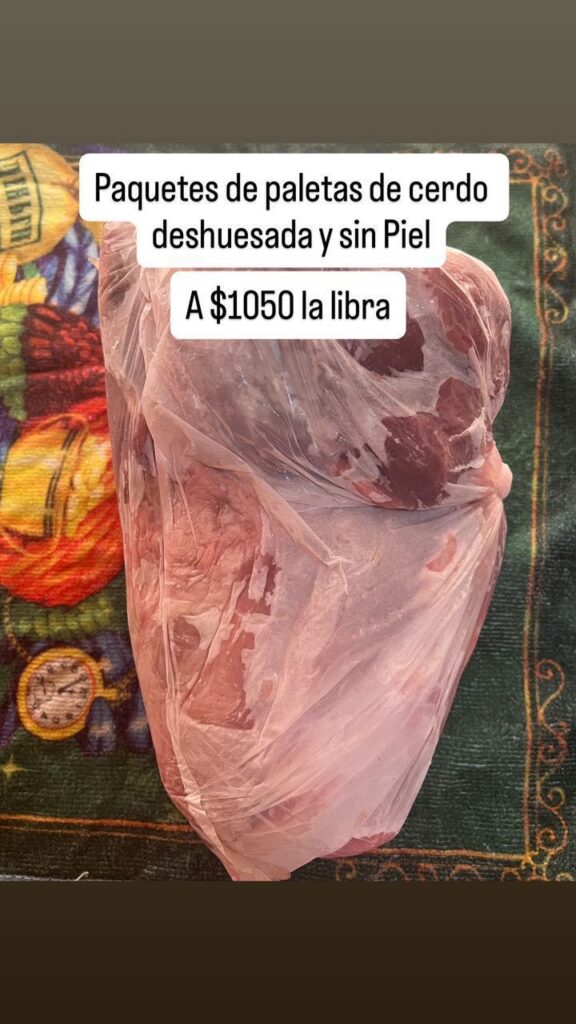 Paquete de paleta de cerdo