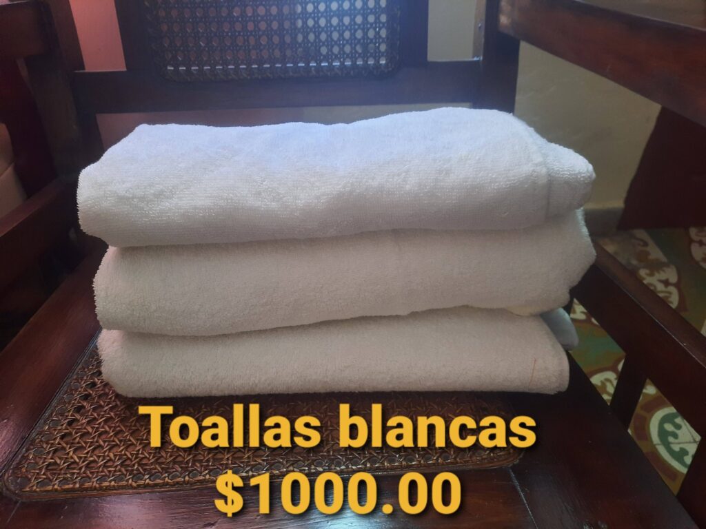 Toallones Blancas