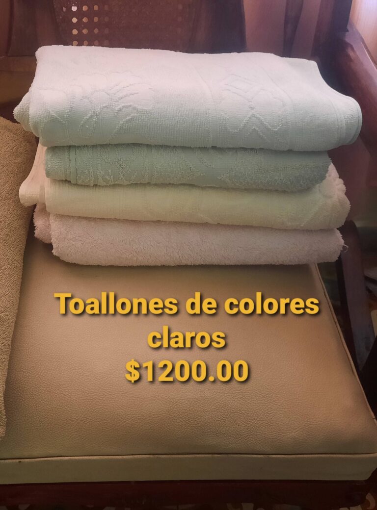Toallones de colores