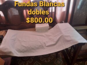 Fundas blancas