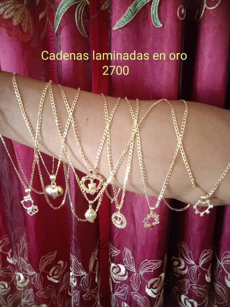 Cadena de oro laminado