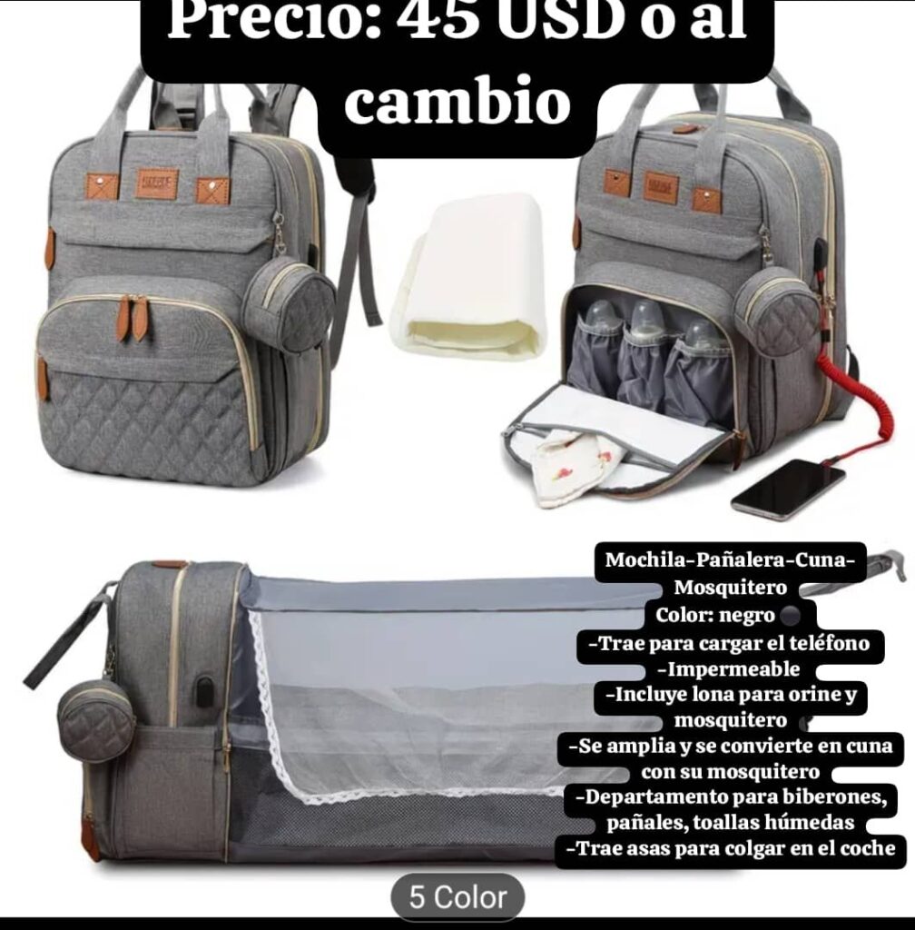 Mochila para mamá con bebes