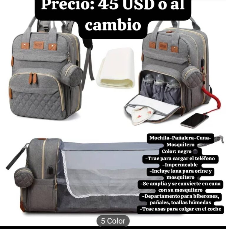 Mochila para mamá con bebes