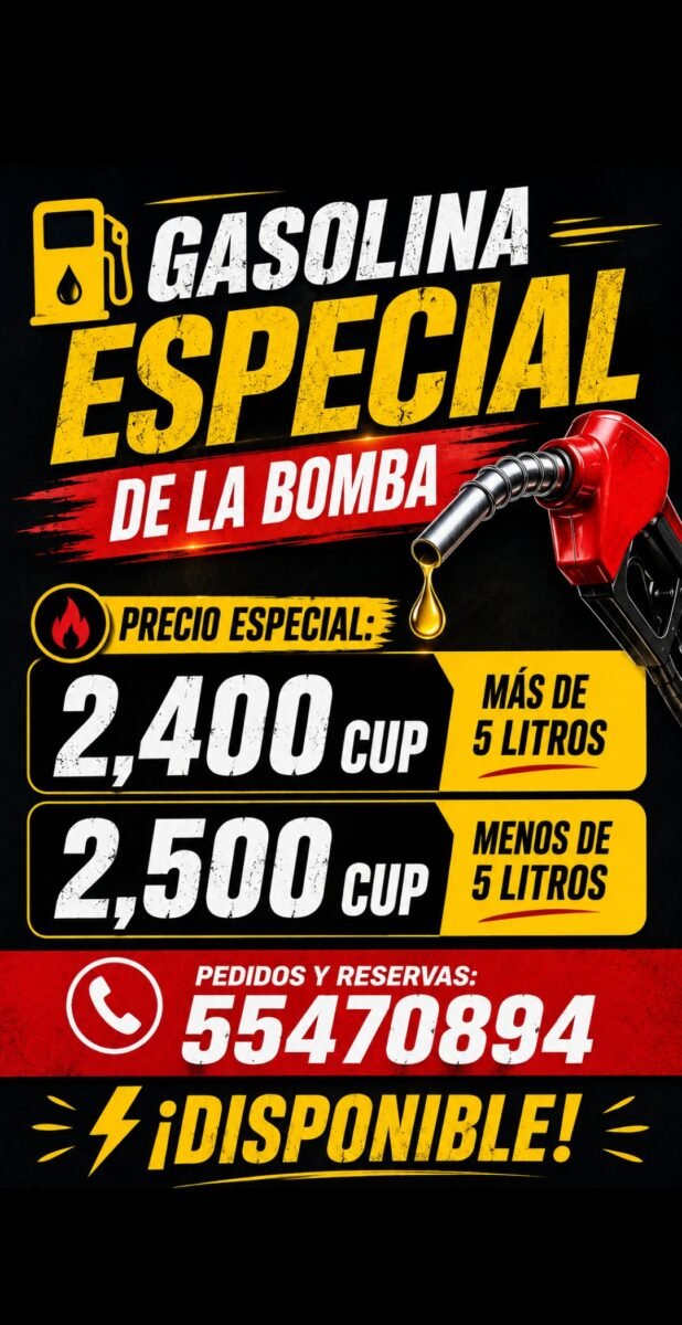 Gasolina especial de la bomba